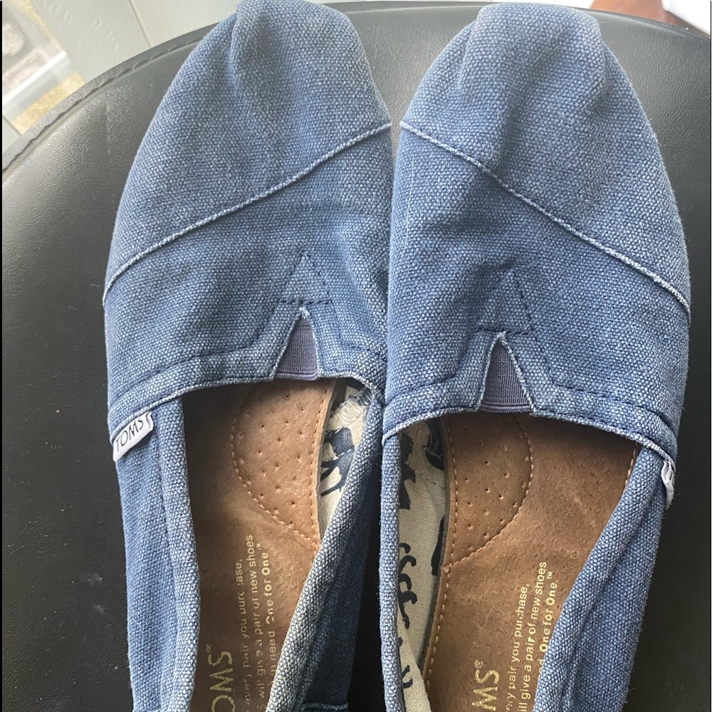 TOMS Faded Classic Navy Canvas W7